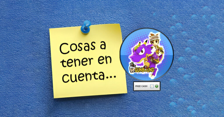 Cosas a tener en cuenta Free Cash en Gunbound