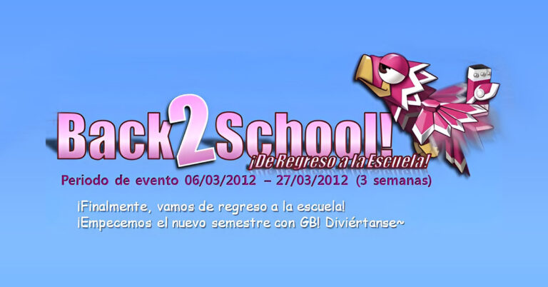 De regreso a la escuela con GunBound Evento Marzo 2012
