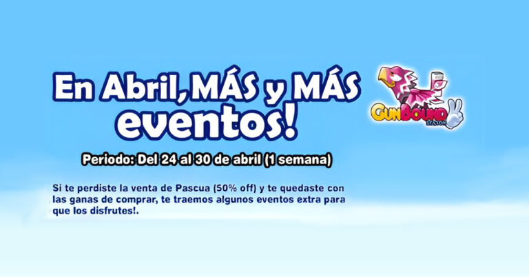 En Abril, Más y Más Eventos Gunbound 2012