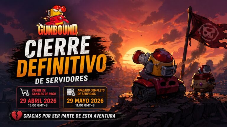 Gunbound GGH Anuncia cierre definitivo de servidores en Mayo 2026